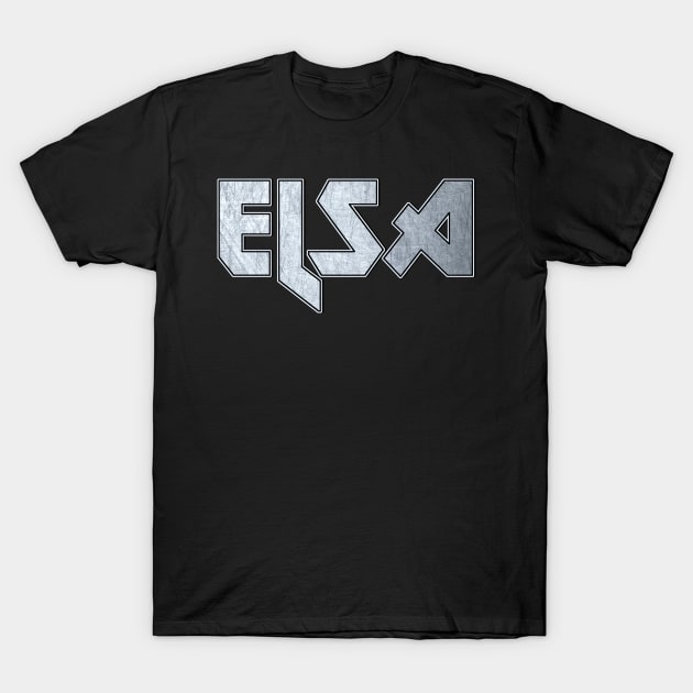 Heavy metal Elsa T-Shirt by KubikoBakhar